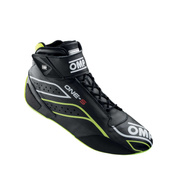 OMP One-S MY26 Racing Shoes Black/Yellow (FIA)