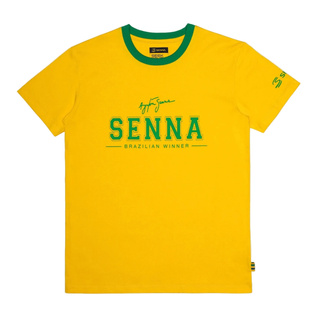2026 Ayrton Senna Collection Ayrton Senna Brazil T-shirt Yellow