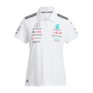 2025 Mercedes AMG Petronas F1 Ladies Team Polo shirt white