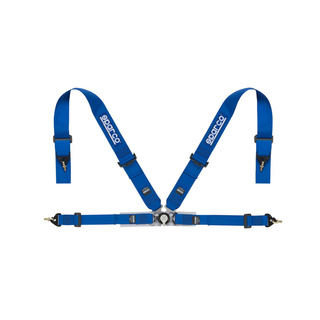 Sparco Sport H-4 4-Point Harness Blue (FIA)
