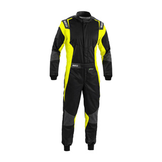 Sparco Futura Race Suit Black/Yellow (FIA)