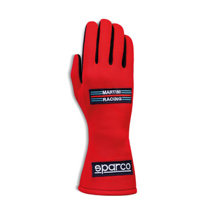 Sparco Italy LAND MARTINI RACING MY22 Rally Gloves red (FIA)