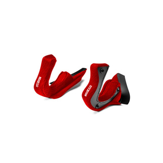 Sparco Italy cheek pads for PRIME RJ helmets red