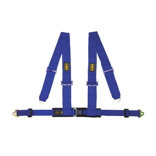OMP Italy Racing 4 - points Safety Belts ECE, DA508 Blue