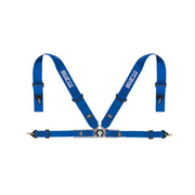 Sparco Sport H-4 4-Point Harness Blue (FIA)