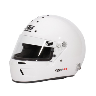 OMP Italy GP-R MY22 Full Face Helmet White (FIA)