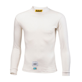 Sabelt UI-100 Roll-Neck Underwear Top White (FIA)