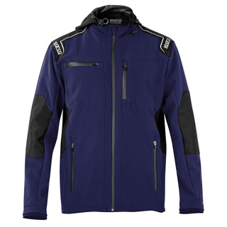 Sparco Seattle Softshell Jacket navy blue