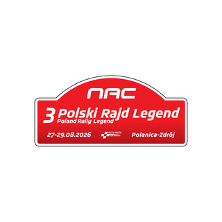 Polski Rajd Legend 3 Medium Souvenir Sticker