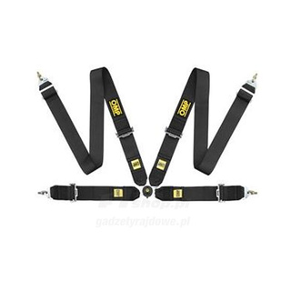 OMP DA801F MY14 4-Point Harness Black (FIA)