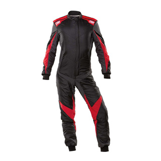 OMP ONE EVO X Race Suit Black/Red (FIA)