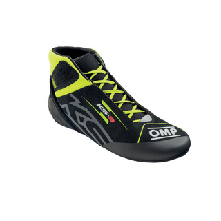 OMP KS-3 MY26 Kids Racing Shoes Black/Yellow