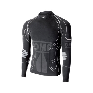 OMP KS-Winter-R Roll-Neck Underwear Top Black