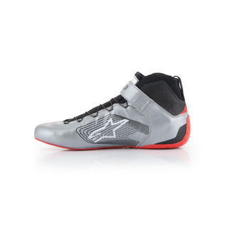 Alpinestars Tech-1 Z V3 Racing Shoes Silver (FIA)