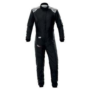 OMP ONE-S AIR Race Suit Black-Silver (FIA)