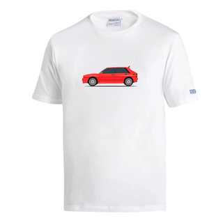 Sparco Lancia HF Delta Integrale T-shirt White/Red