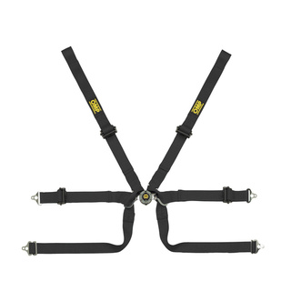 OMP Tecnica Formula 6-Point Harness Black (FIA)