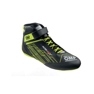OMP KS-2X Racing Shoes Black/Yellow (FIA)