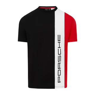 2026 Porsche Motorsport Stripe Black T-shirt