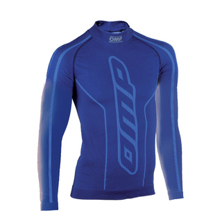 OMP KS MY24 Roll-Neck Underwear Top Blue