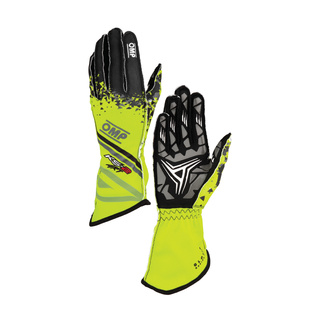OMP KS-2 ART MY25 Racing Gloves Yellow
