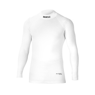Sparco Shield Tech MY22 Roll-Neck Underwear Top White (FIA)