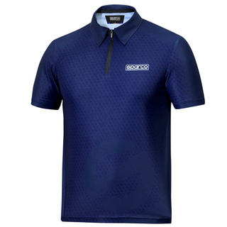 Sparco SL Polo Subly Polo Shirt Navy Blue