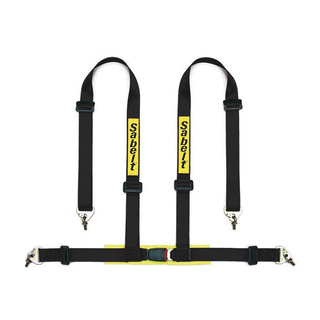Sabelt 2" 4-Point Harness Black (ECE) Snap Hook
