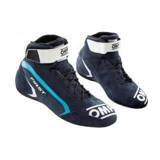 OMP First MY21 Racing Shoes Navy Blue (FIA)