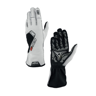 OMP KS-3 MY26 Racing Gloves White