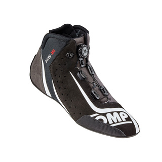 OMP KS-1R Racing Shoes Black/White