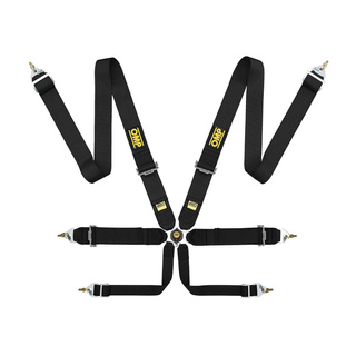 OMP Saloon 6-Point Harness Black (FIA)