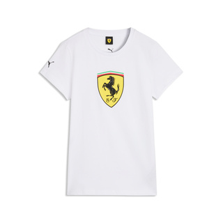 2026 Scuderia Ferrari F1 Women's Large Logo T-Shirt White