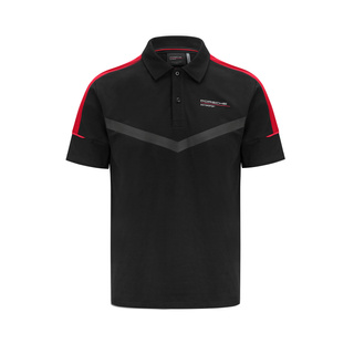 Porsche Motorsport Logo Polo Shirt Black
