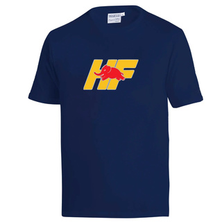 Sparco Lancia Yellow HF T-shirt Navy Blue