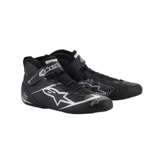 Alpinestars Tech-1 Z V3 Racing Shoes Black/Silver (FIA)