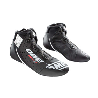 OMP One EVO X R Racing Shoes Black (FIA)