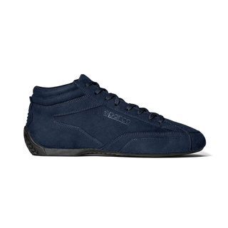 Sparco S-Drive MID Suede Racing Shoes Navy Blue