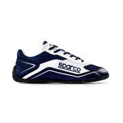 Sparco S-Pole Racing Shoes Navy Blue/White