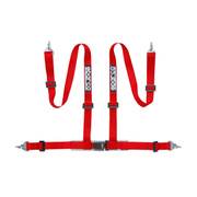 Sparco Club H-4M 4-Point Harness Red
