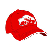 Rally Poland Mens Logo Baseball Cap red