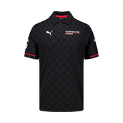 2025 Porsche Motorsport Men's Team Polo Black