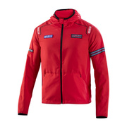 Sparco Wilson Martini Racing Rain Jacket Red