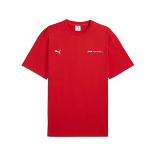 2025 Formula 1 Puma Men's Essential Relaxed Logo Red T-shirt