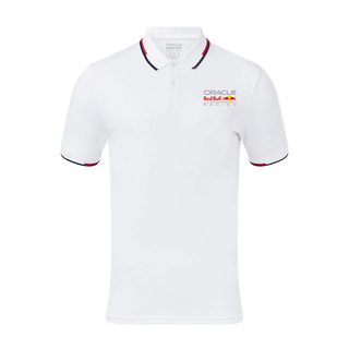  2025 Red Bull Racing F1 Mens Core Logo Polo Shirt white