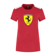 2025 Scuderia Ferrari F1 Ladies Shield T-shirt red