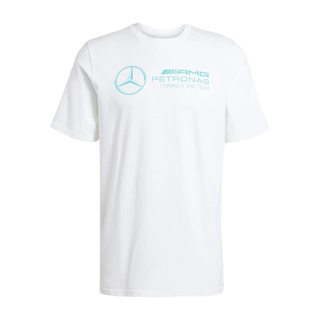 2025 Mercedes AMG Petronas F1 Mens Logo T-shirt white