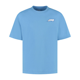 2025 Formula 1 Puma Men's Heritage Logo Blue T-shirt