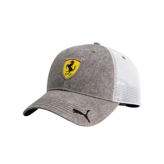 2025 Scuderia Ferrari F1 Men's Trucker Baseball Cap Grey