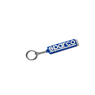 Sparco Italy 3D LOGO Keyring blue